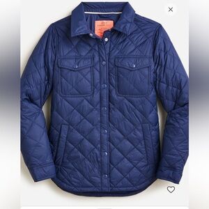 J. Crew Blue Quilted Jacket